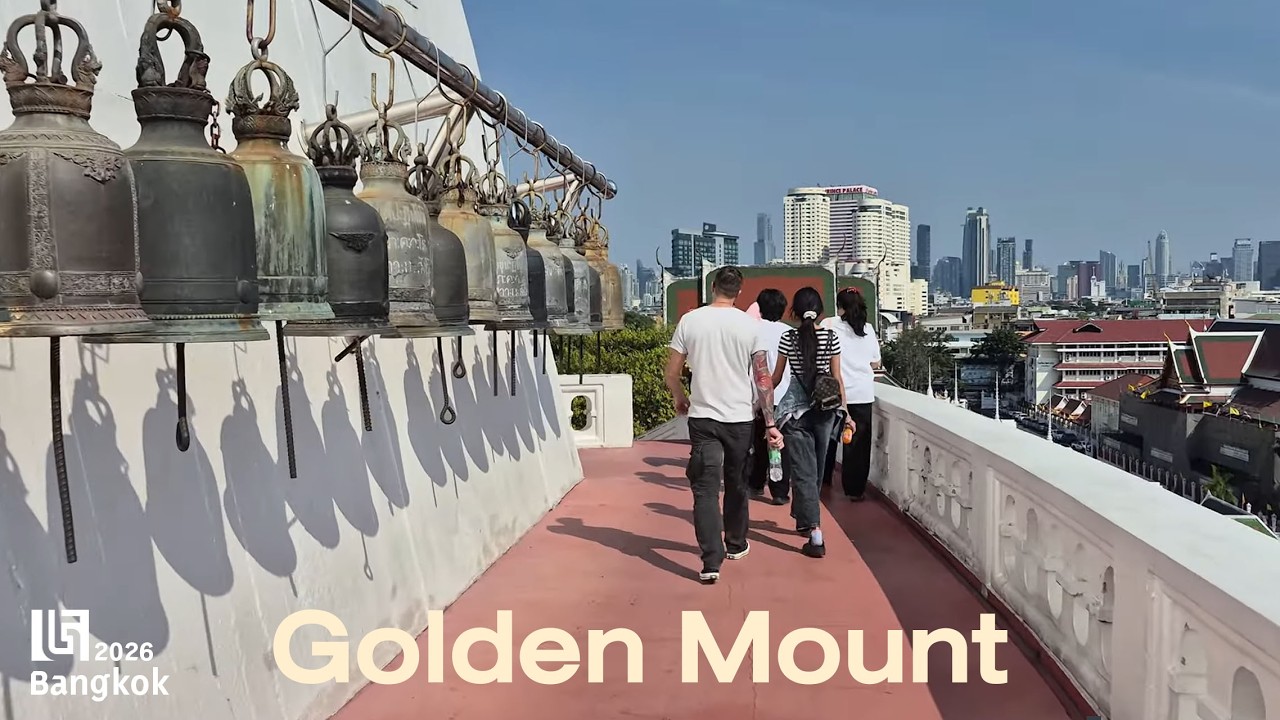 [4K] วัดสระเกศ และบรรพตภูเขาทอง | Bangkok Thailand 2026