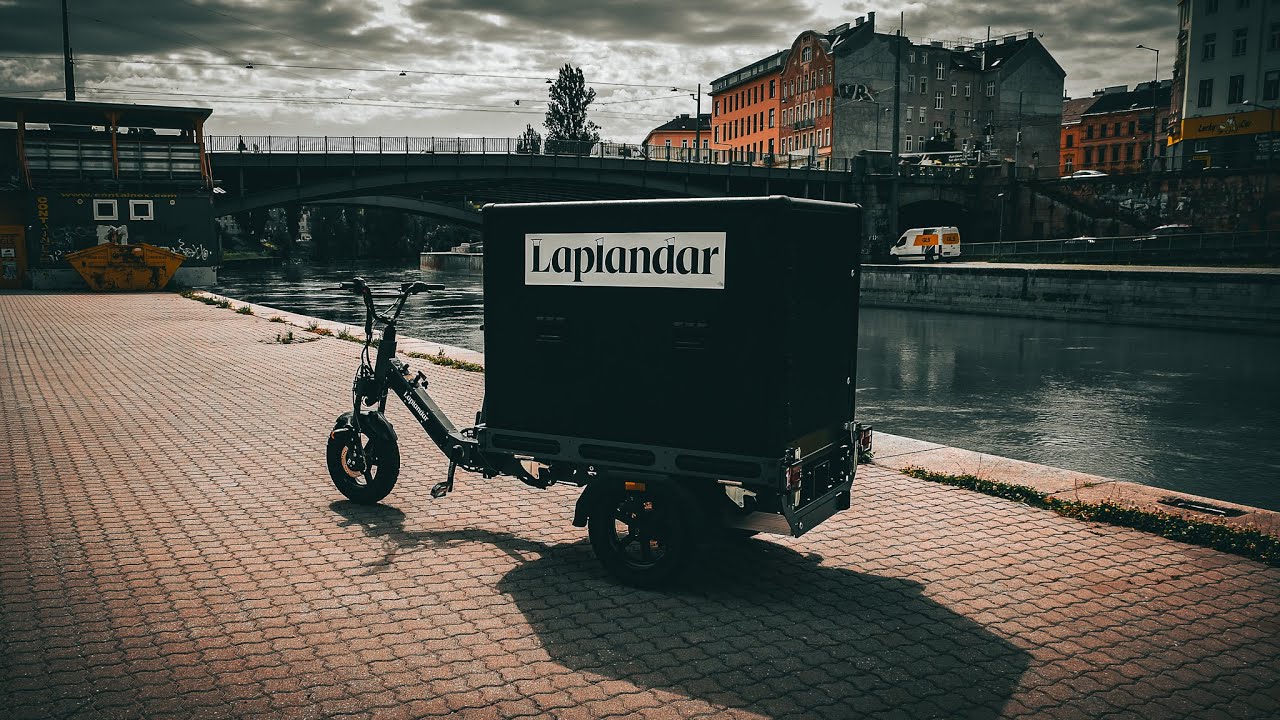 Laplandar L-250 | Commercial Electric Cargo Bike with 250 kg Load Capacity and Modular Setup