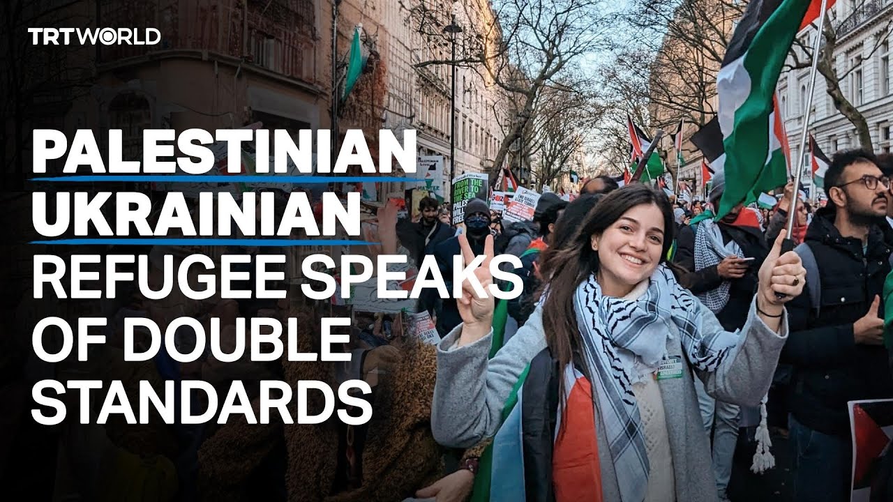 Palestinian Ukrainian refugee speaks of Western double standards