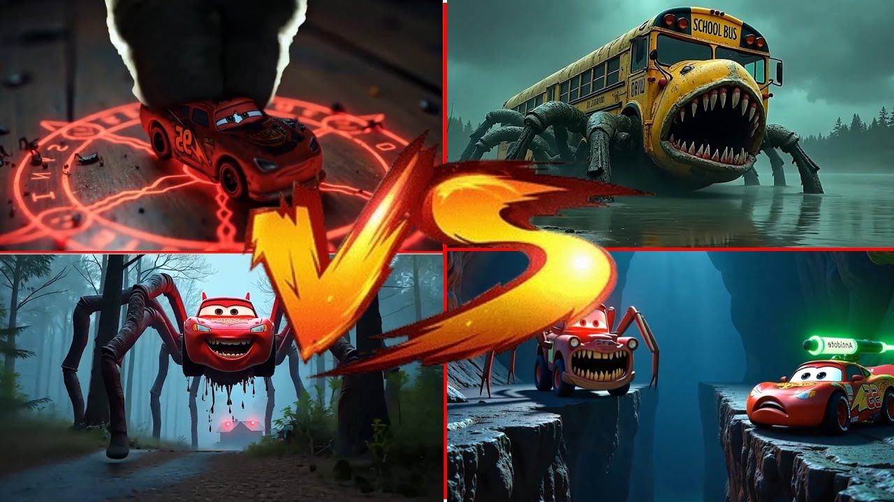 MACK SPIDER VS BRAIN MCQUEEN! 🧠🕷 Ultimate Monster Evolution Battle