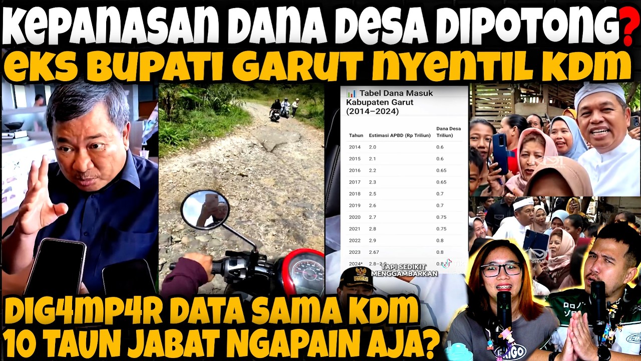 MALU‼️EKS BUPATI GARUT NYENTIL KDM‼️DIG4MP4R DATA LANGSUNG KICEP‼️DULU NGEJABAT NGAPAIN AJA❓
