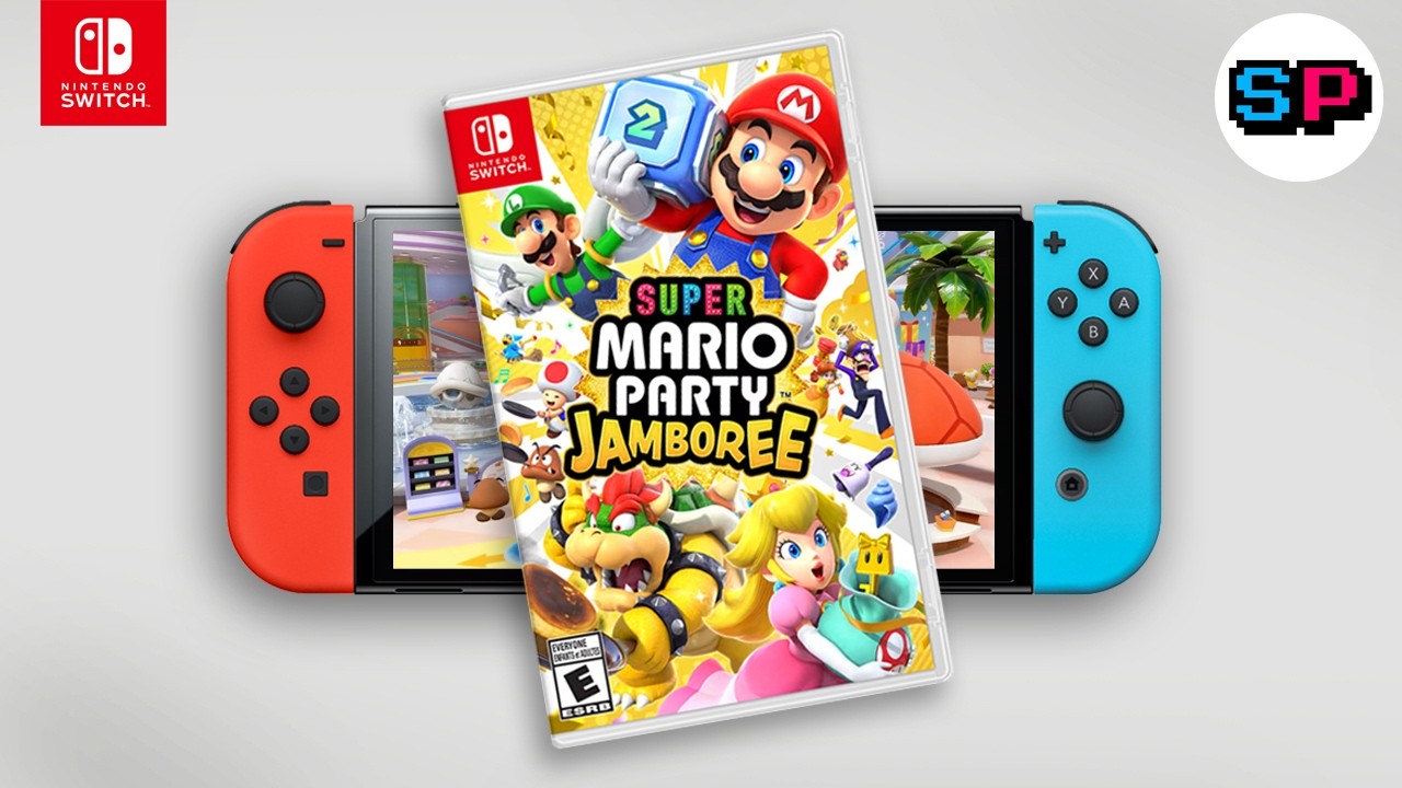 Super Mario Party Jamboree Unboxing & Gameplay on Nintendo Switch OLED