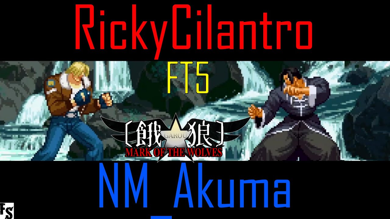 Garou: Mark of the Wolves - RickyCilantro [Terry] vs NM_Akuma [Gato] (Fightcade FT5)