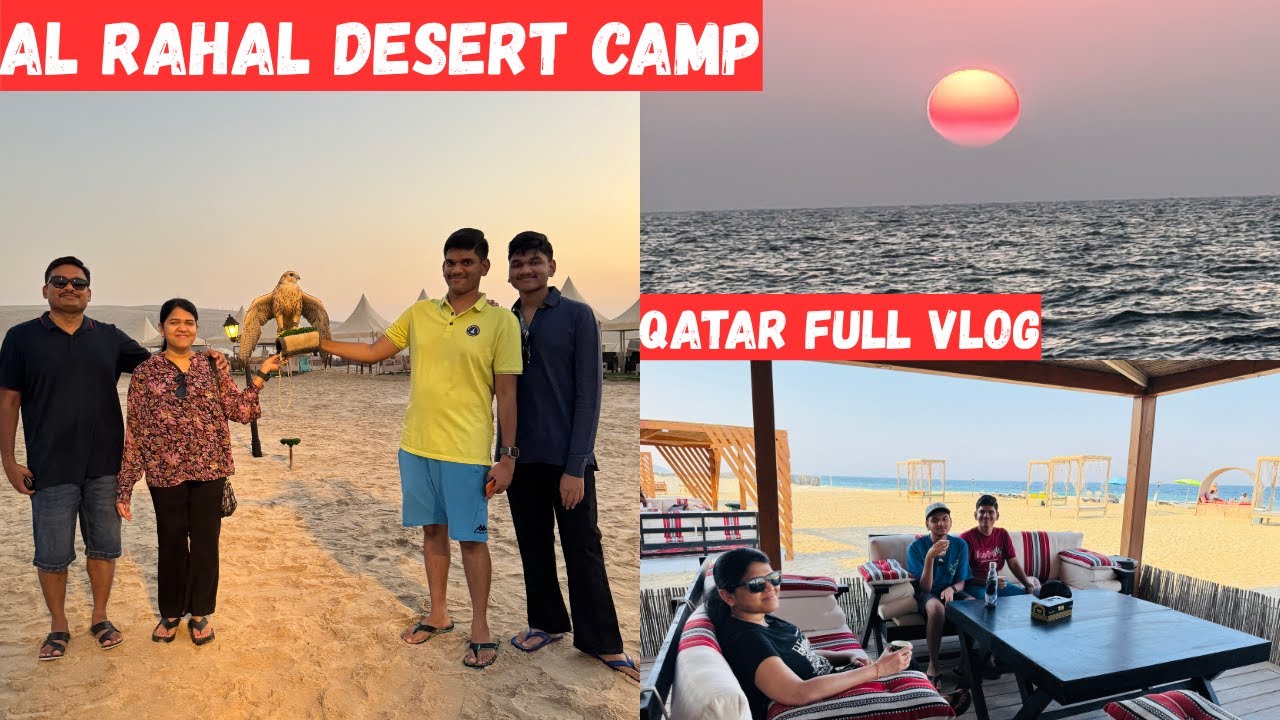 Al Rahal Desert Camp Qatar Full Vlog I Resort Stay In Desert Vlog