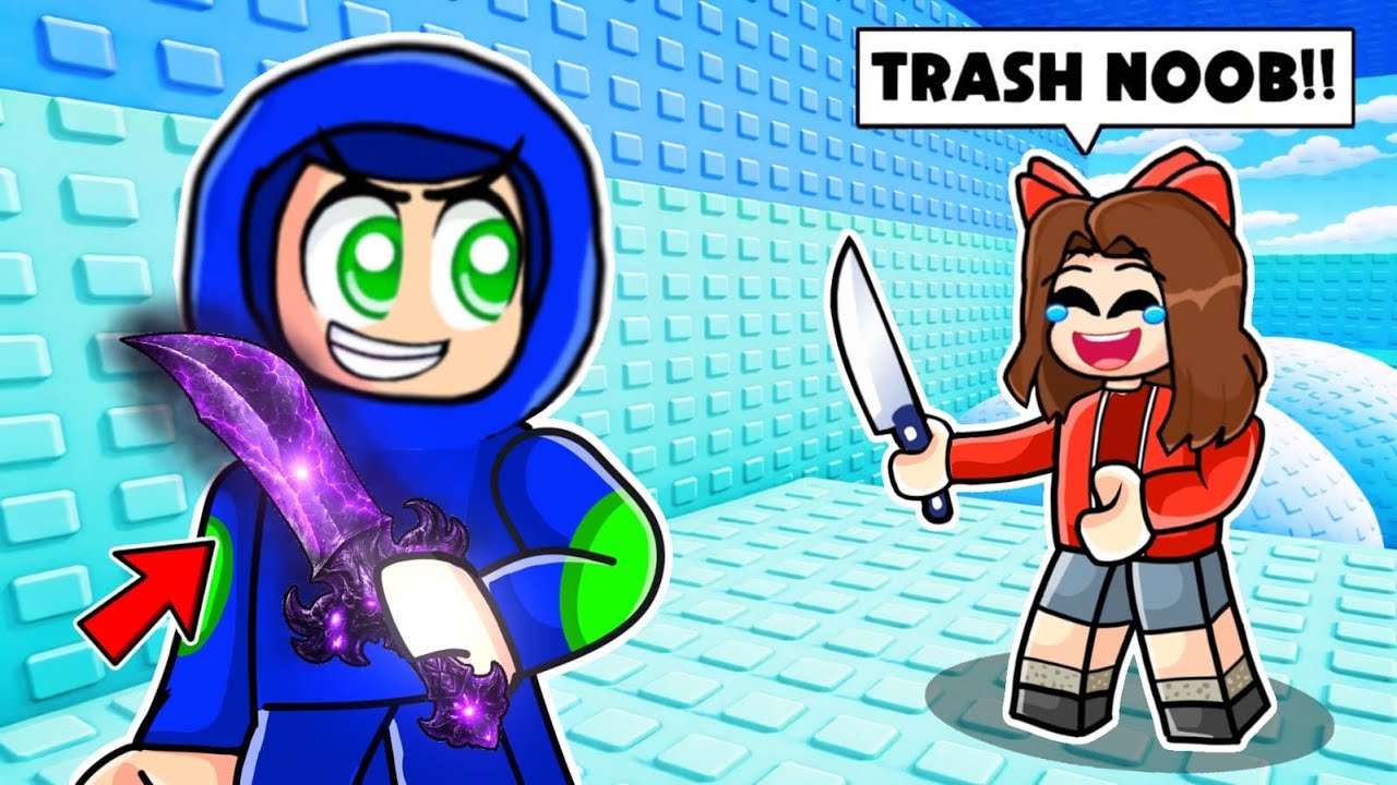 I Pretended To Be a NOOB and then Destroyed Ekta In ROBLOX!!