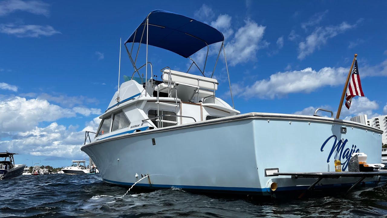 1973 Bertram 28' FBC Restore Part 8 