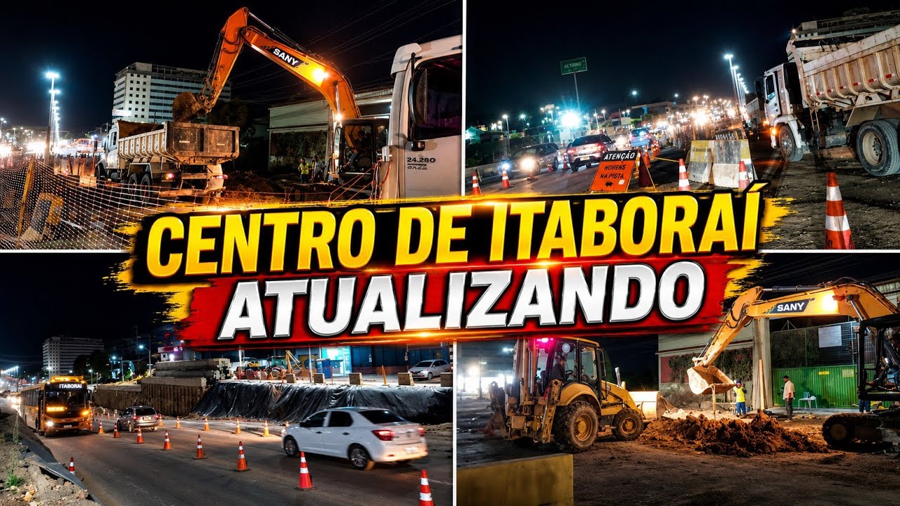 Noite de atualização das obras de Itaboraí RJ