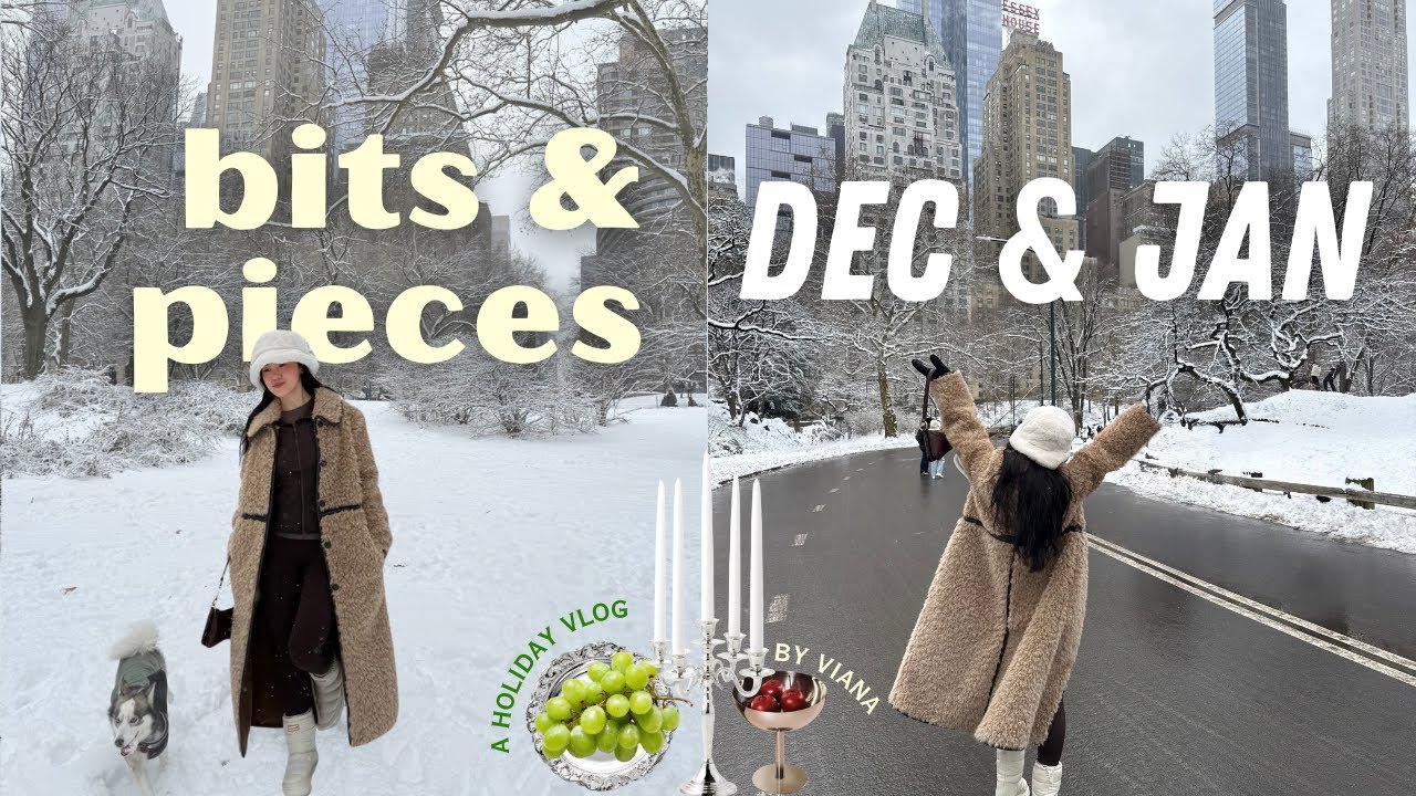 Living in NYC: holiday festivities, Philly + Flushing food crawls, snow days, & cozy winter moments