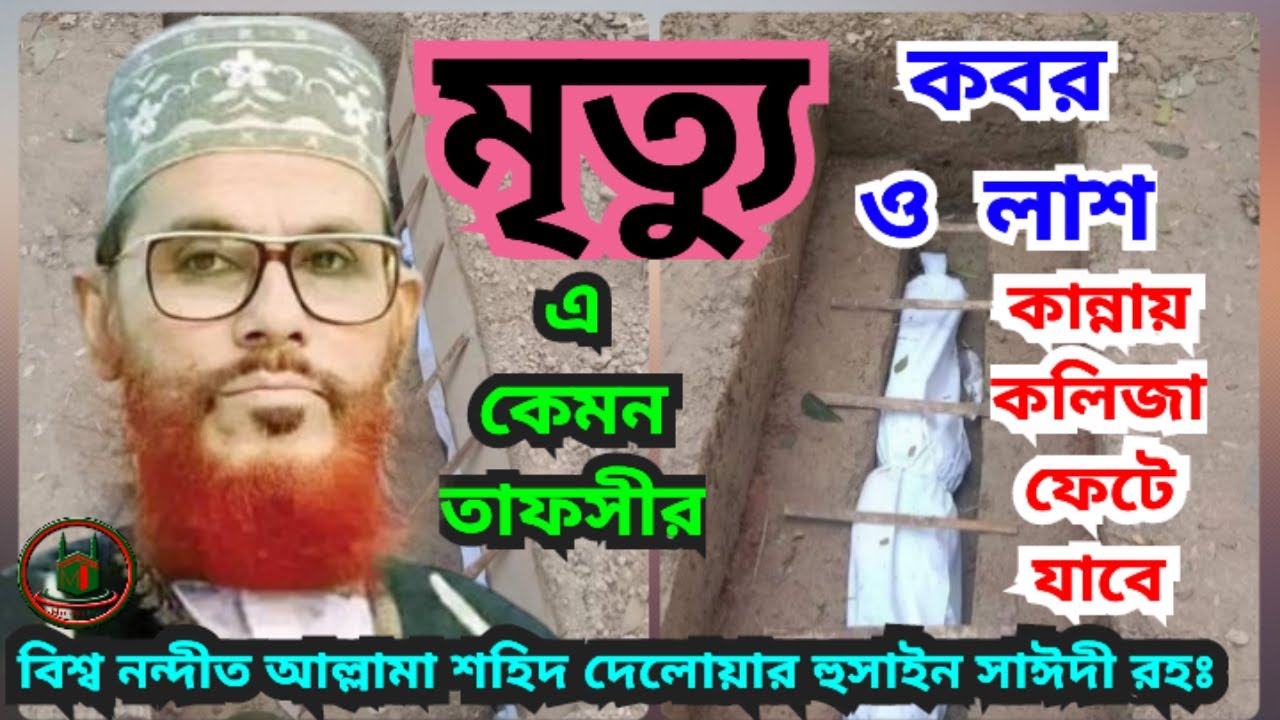 কান্নার তাফসীর  ভয়াবহ মৃত্যুর যন্ত্রনা । Maulana Delwar Hussain Sayedee মাওলানা দেলোয়ার হুসাইন সাঈদী