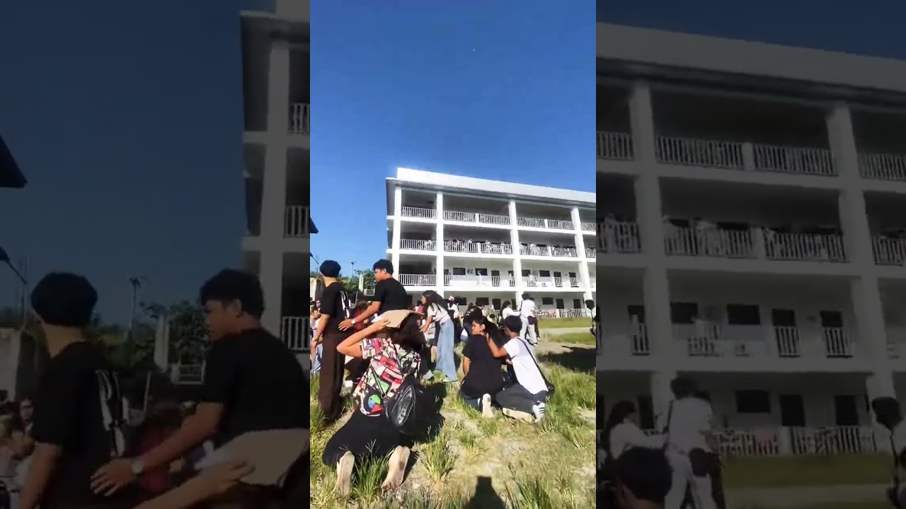 Nobody's can scape the earthquake, Only God can stop🙏 #earthquake #philippines
