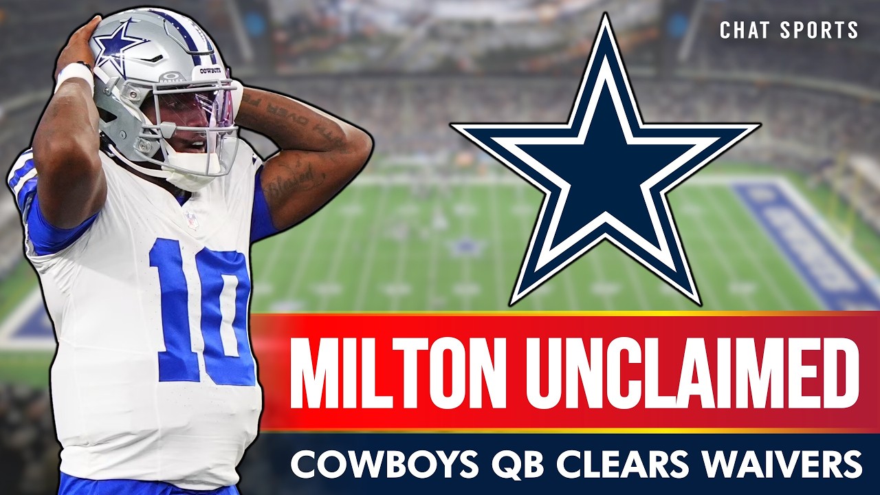 ALERT: Joe Milton NOT Claimed On NFL Waiver Wire, Can Sign With Nearly Full Cowboys Practice Squad