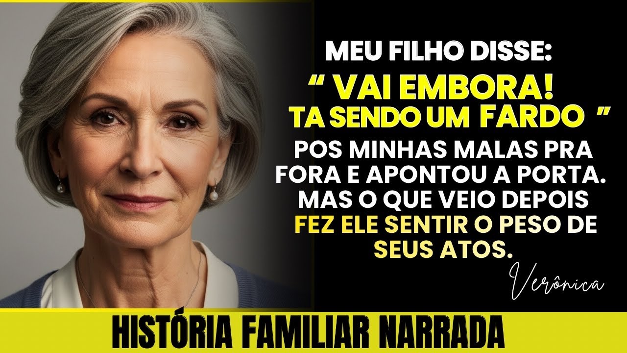 Meu filho me chamou de 'fardo' e jogou minhas malas na rua… Apenas disse: 'O aluguel vence amanhã'