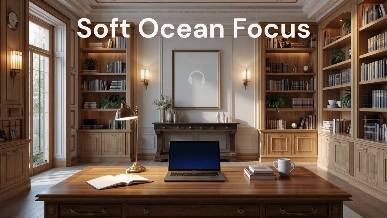 Soft Ocean Lofi | Deep Calm Focus | 85 Minutes