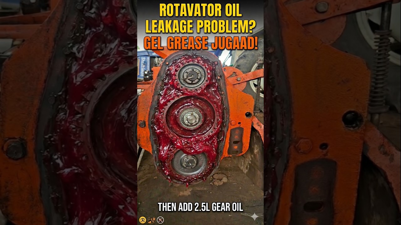 ​Stop Rotavator Oil Seal Leakage Forever With This Simple Jugaad!​ #Rotavator​#OilSealLeakage​