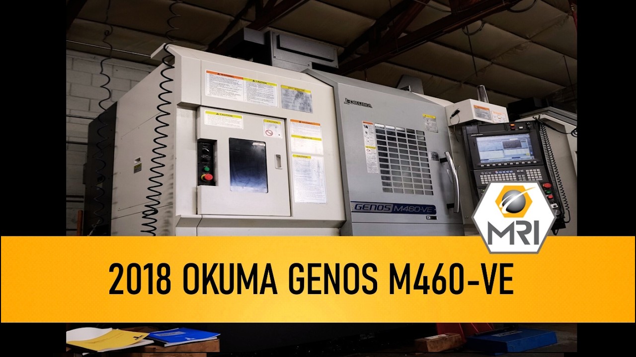 2018 OKUMA GENOS M460-VE VERTICAL MACHINING CENTER