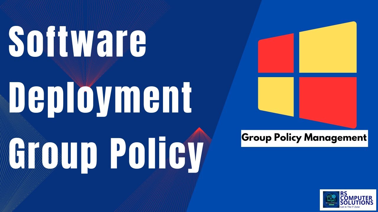 How To Install Software Using Group Policy | Software Deployment Group Policy