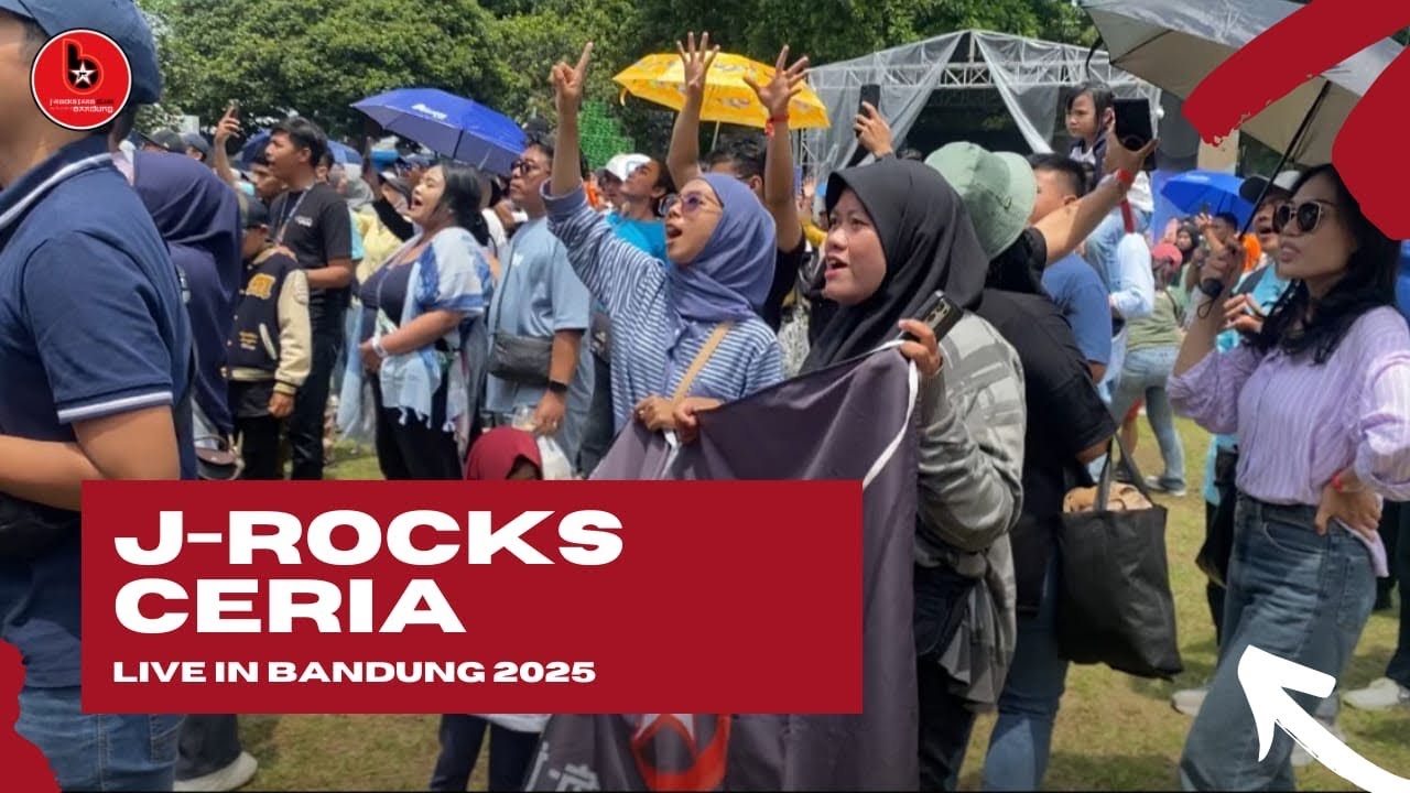 J-ROCKS - CERIA LIVE IN BANDUNG 2025 (HUT KAI ke-80)