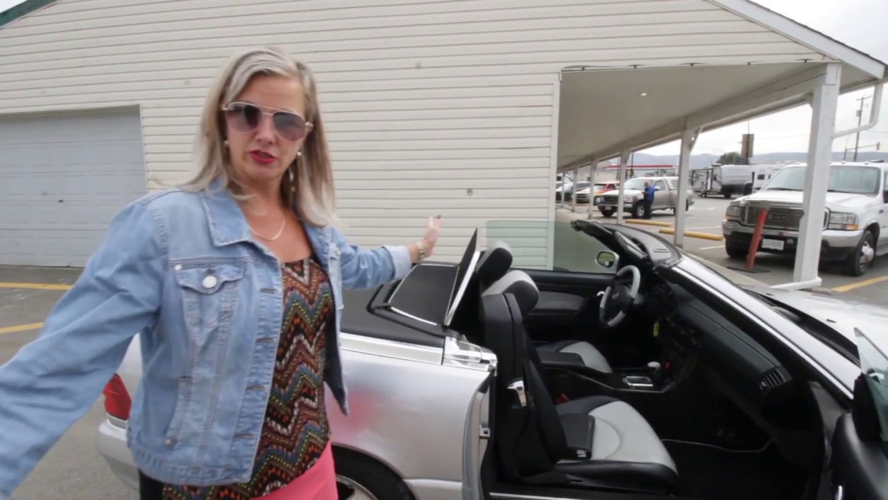 2002 Mercedes Benz SL500 Silver Arrow with Angela Klassen