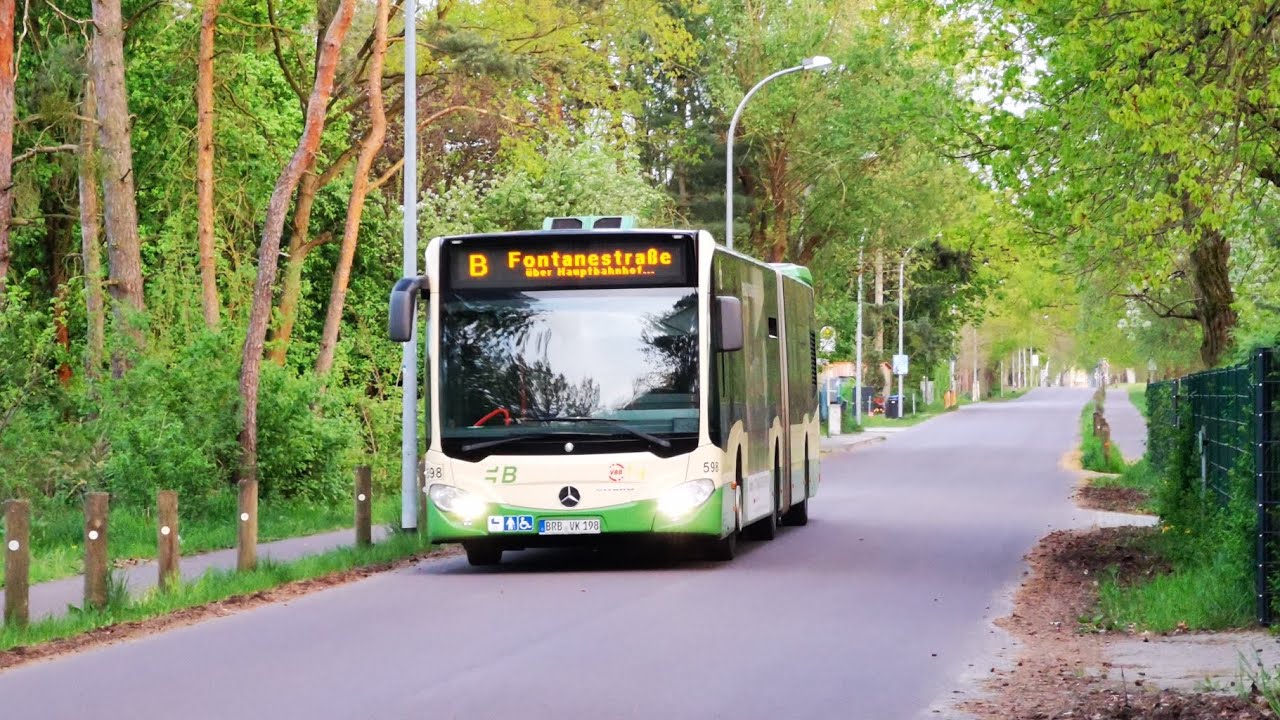 VBBr | Busmitfahrt von Buhnenhaus bis Fontanestraße auf der Kompletten B Linie im C2 G