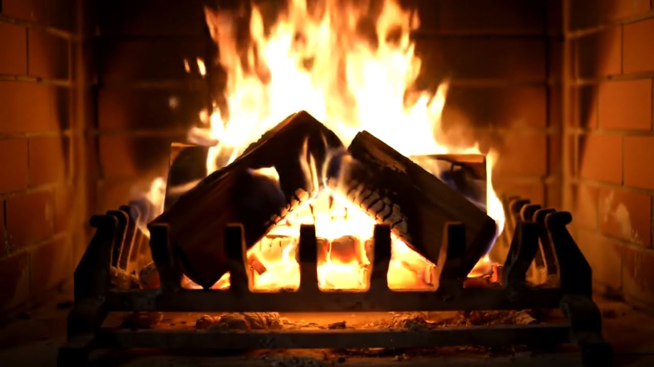 Winter Fireplace Crackling & Soft Piano Music 🎹 Deep Sleep, Work Focus & Relaxation Ambience