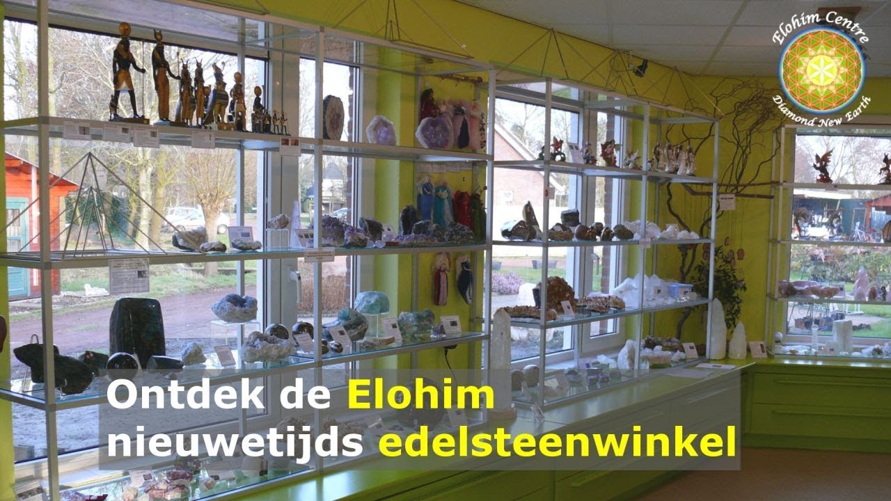Nieuwetijds kristalwinkel op krachtplaats in Veelerveen