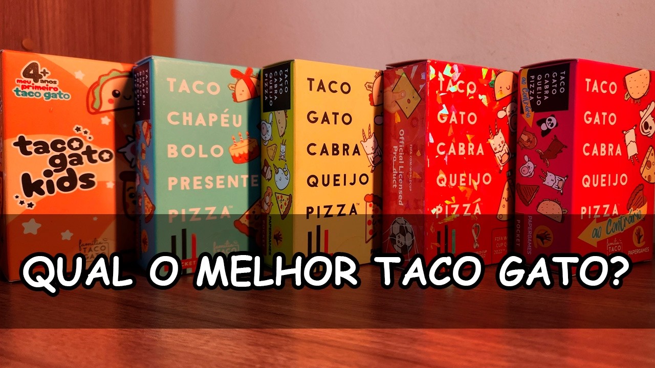 Qual o melhor Taco Gato Cabra Queijo Pizza? - Família Taco Gato