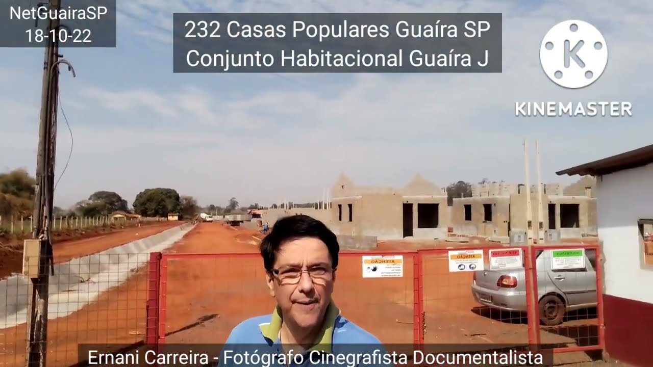 V&iacute;deo 232 Casas Populares Gua&iacute;ra SP - Bairro Gua&iacute;ra J  Ernani Carreira NetGuairaSP