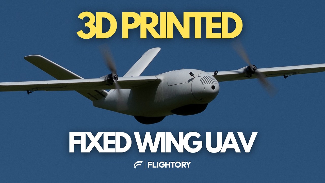 Flying a 3D Printed Fixed Wing UAV | Moose