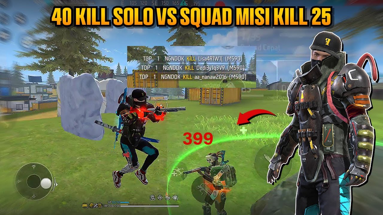 40 KILL NYELESAIN MISI KILL 25!! RAJA NGENDOK MODE BARBAR LUMAYAN SANGAR