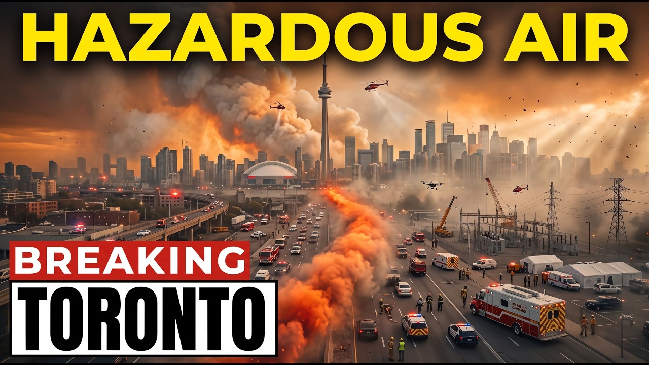 🚨 Toronto's Air Turns HAZARDOUS | Wildfire Smoke Chokes Canada's Largest City