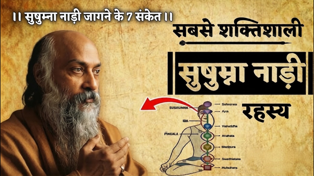 OSHO - रीढ़ में यह 7 संकेत महसूस हो तो समझो सुषुम्ना जाग रही है | Sushumna Nadi Awakening #osho