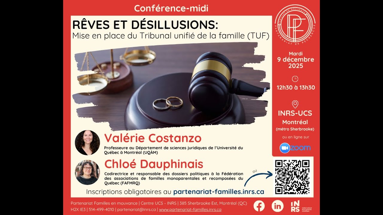 Rêves et désillusions : mise en place du Tribunal unifié de la famille