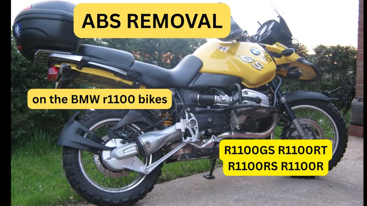 How to REMOVE the ABS from a BMW R1100GS RT RS R / #Motorcycle Restoration | Restoration Biker