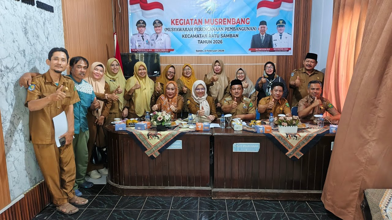 Musrenbang Kecamatan Ratu Samban Kota Bengkulu Tahun 2026, Senin, 02/02/2026 #bappeda #musrenbang