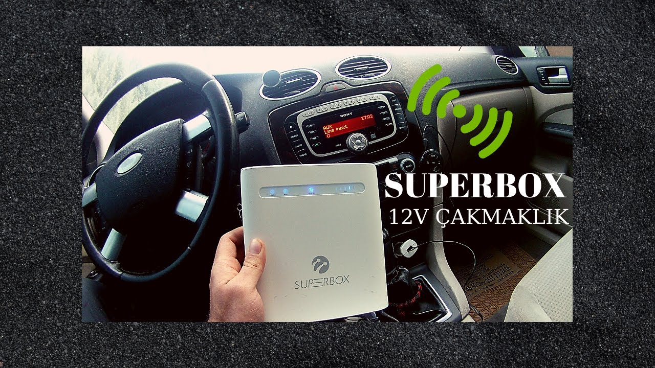 Superbox Arabaya 12V Çakmaklık Apratı Yaptım!!