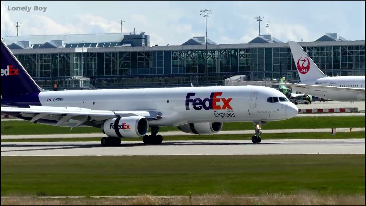 FedEx Express - 757 2B7 from Toronto - YVR Airport 4K