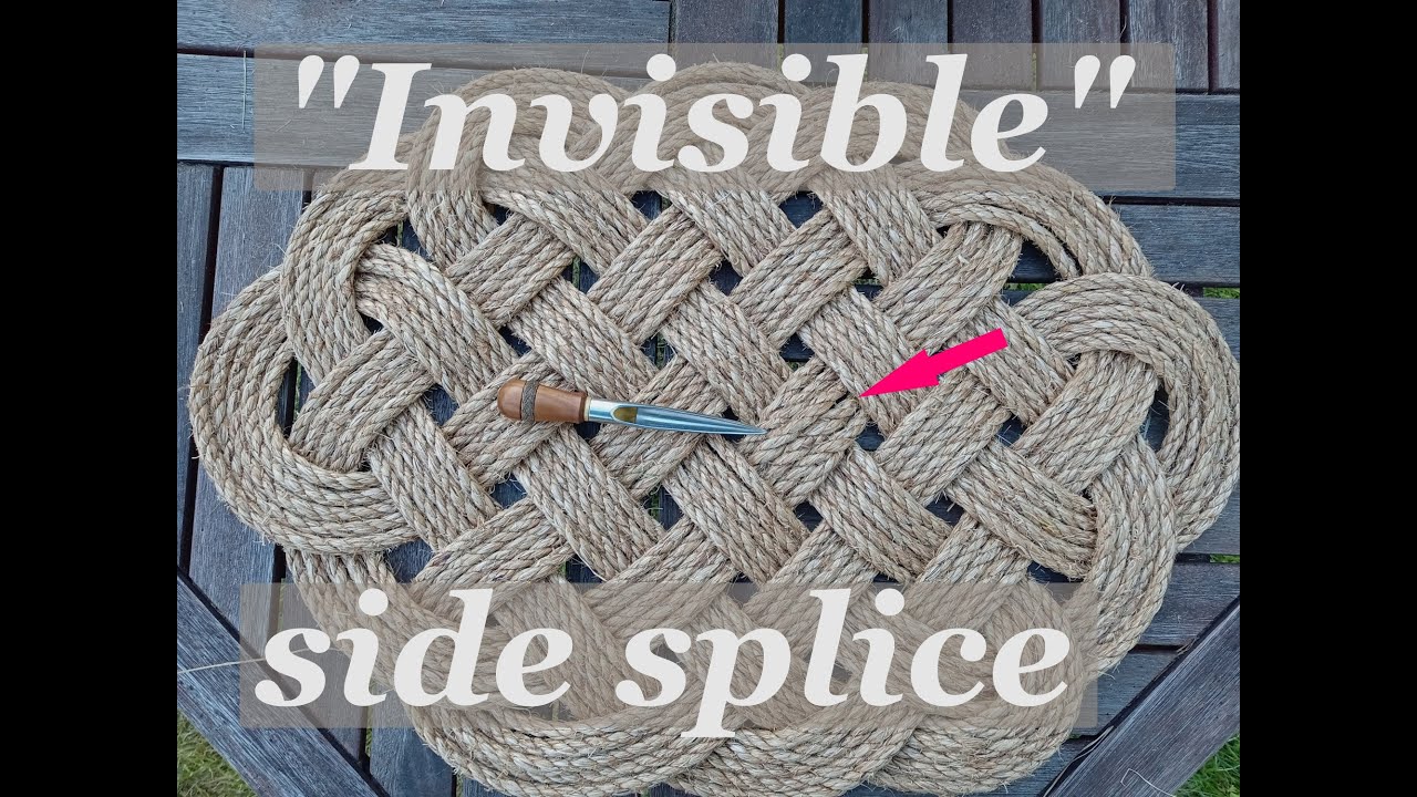 Finish your rope mat with 