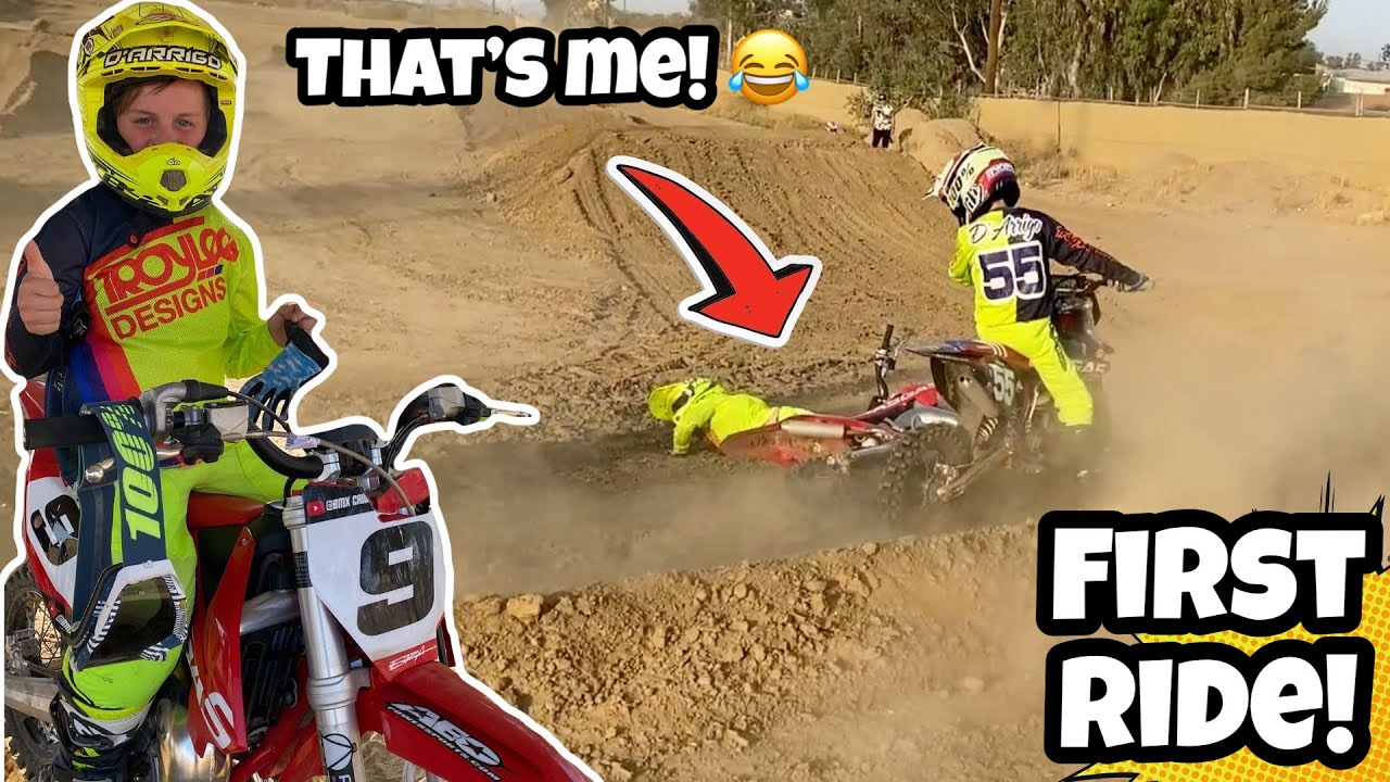 My First Time on a 65cc Dirt Bike!