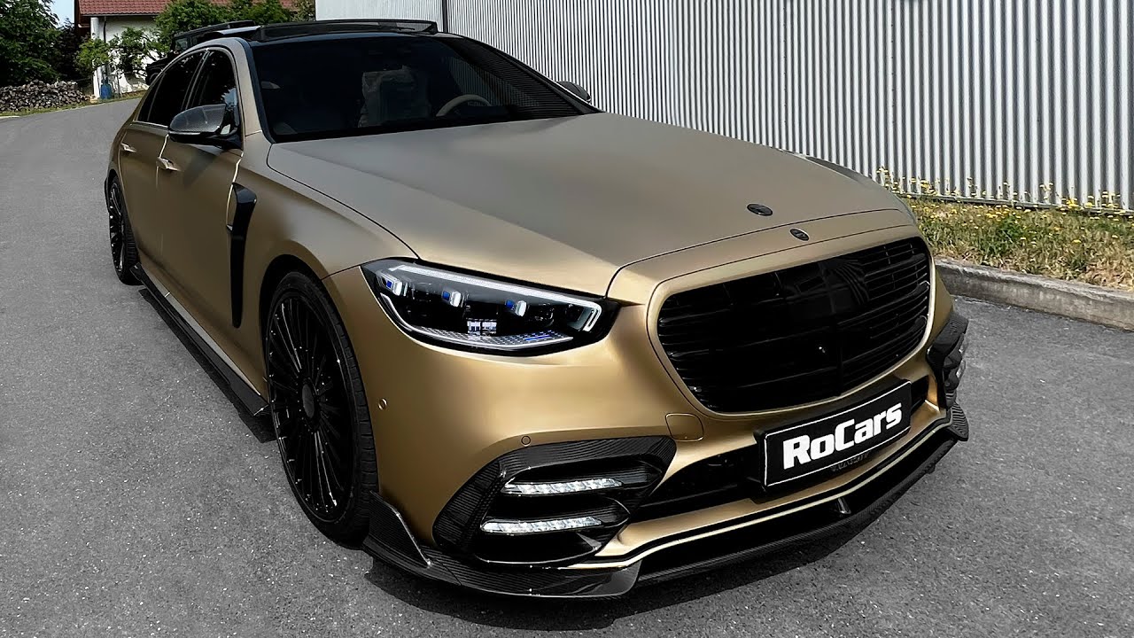 2023 Mercedes S 580 Long Manufaktur in Kalahari Gold Magno by MANSORY