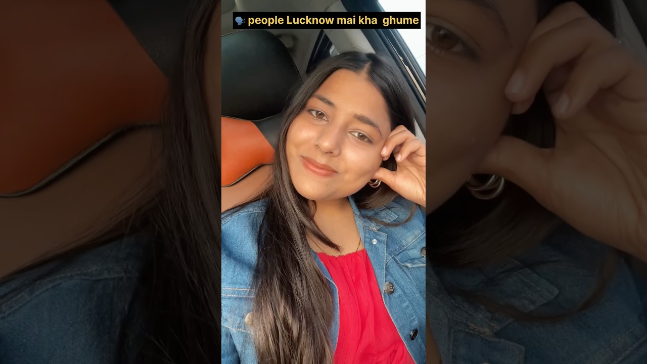 Must visit places in Lucknow 😍#shorts #trending #travel #minivlog #up