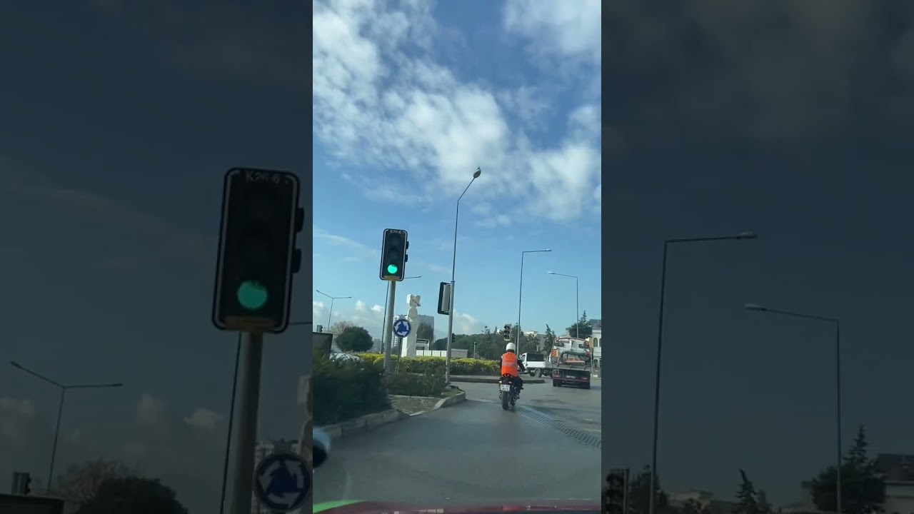 Örnekköy A sınıfı motorsiklet sınav parkuru￼