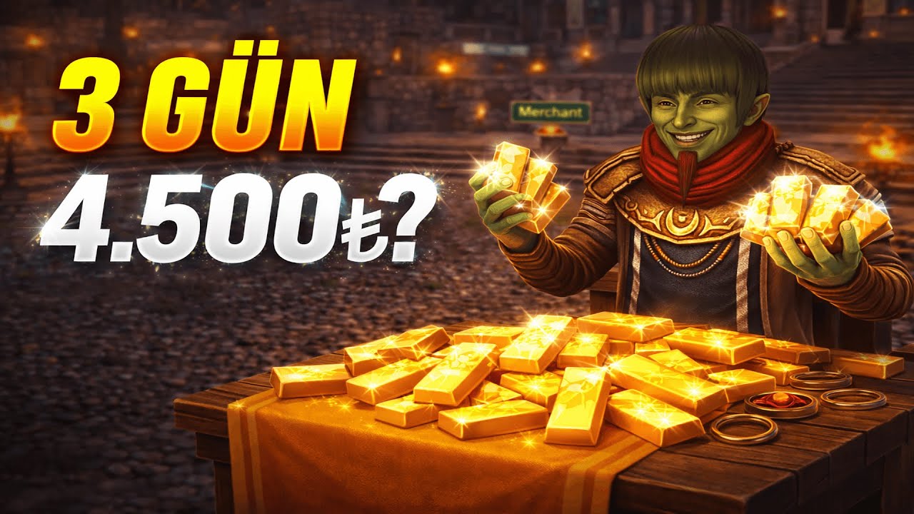 3 GÜNDE 4.500₺ KAZANMAM GEREKİYORDU AMA… | Knight Online