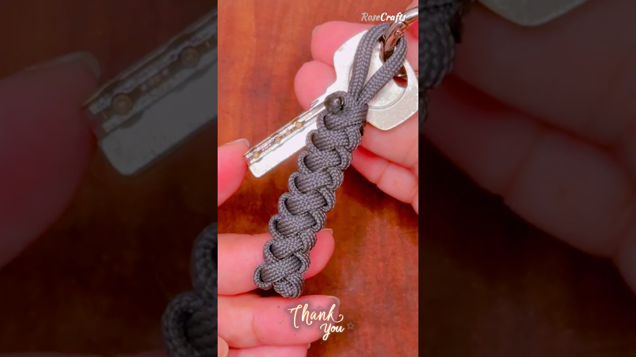 Why This DIY Paracord Keychain is Worth Your Time #shorts #diy #paracord #tutorial