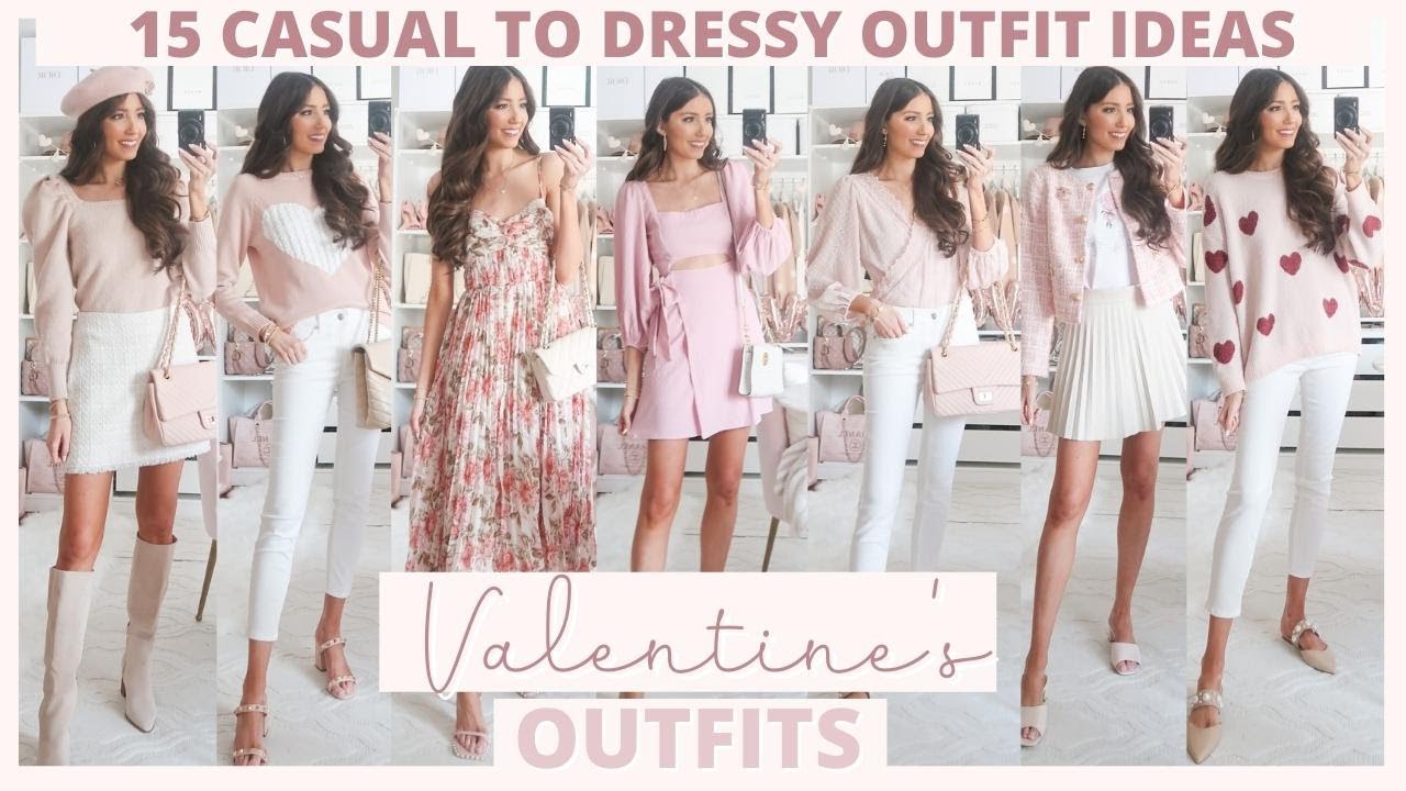 15 Valentine's Day Outfit Ideas 2022 | Casual to Dressy! + Special Occasion Dress Finds!
