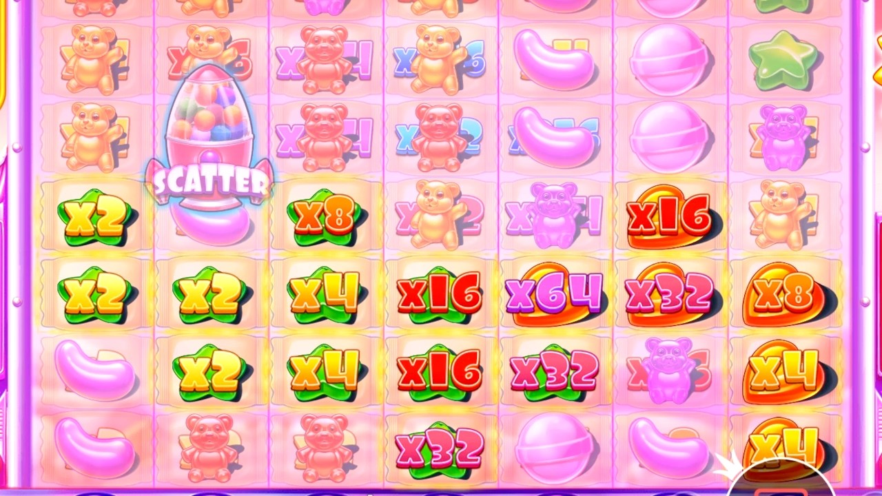 Sugar Rush Super Scatter Builds Up Some High Multis for Big Wins
