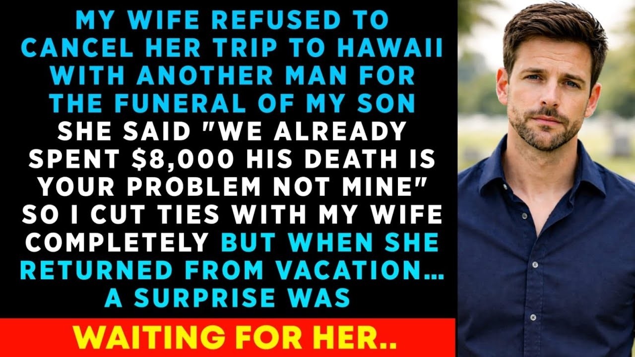 My Wife Chose To Go On Trip To Hawaii With Another Man Instead Of Attending My Our Son's Funeral..