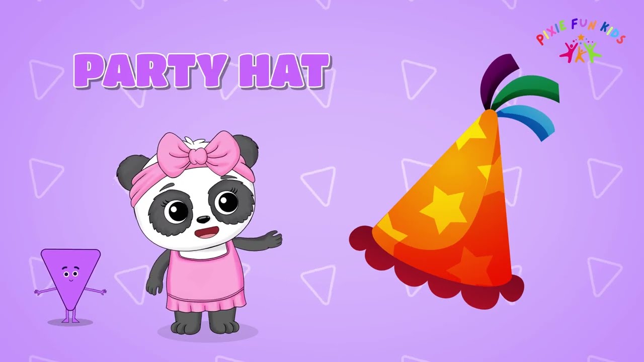 Learn Shapes for Kids | Kindergarten, Shapes Song, Preschool, ESL | Video Flashcards | Pixie Fun Kid