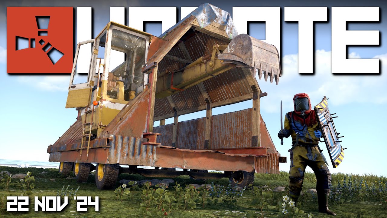 Siege weapons, Shields, Ice sculpting - First look! | Rust Update 22nd November 2024