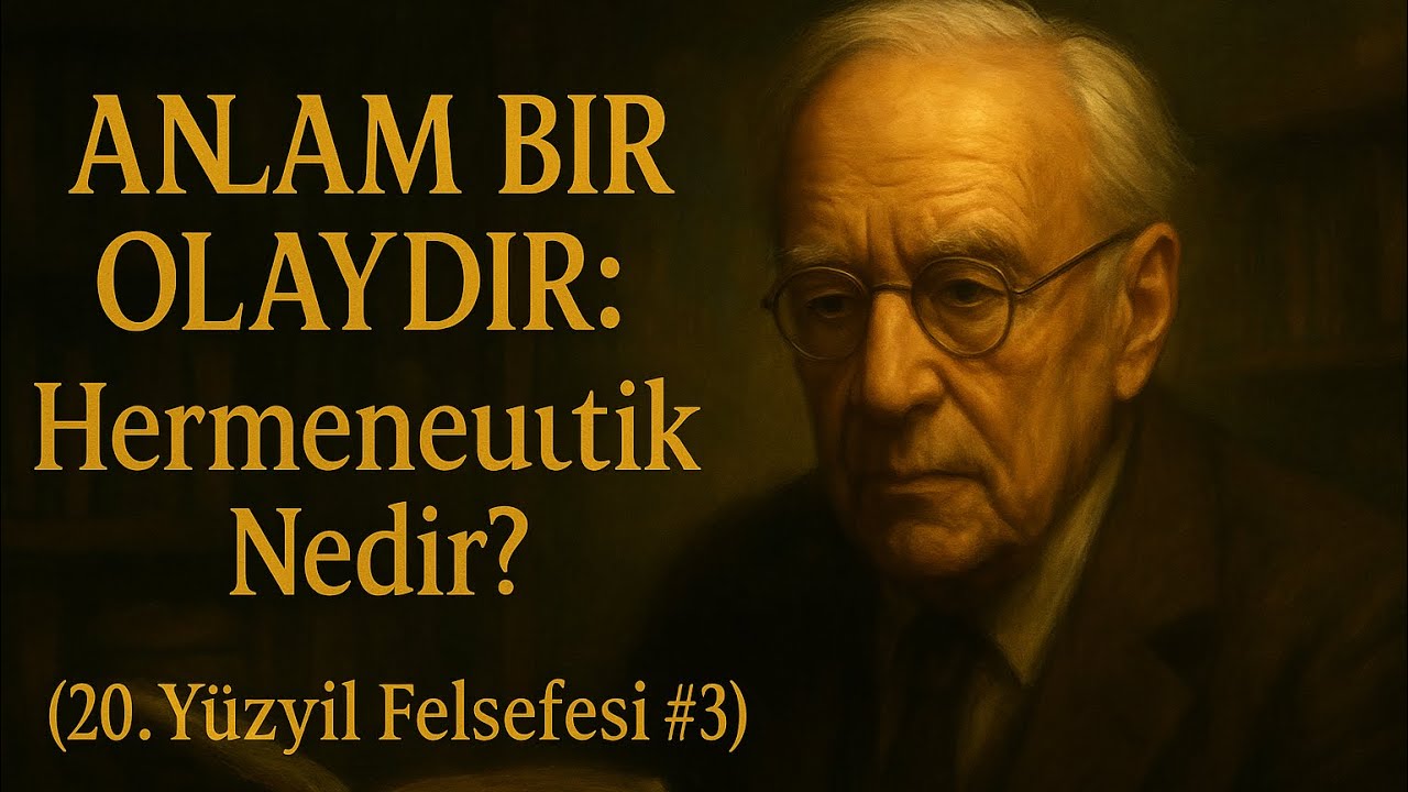 Anlam Bir Olaydır! | Hermeneutik Nedir?( 20. Yüzyıl Felsefesi #3)