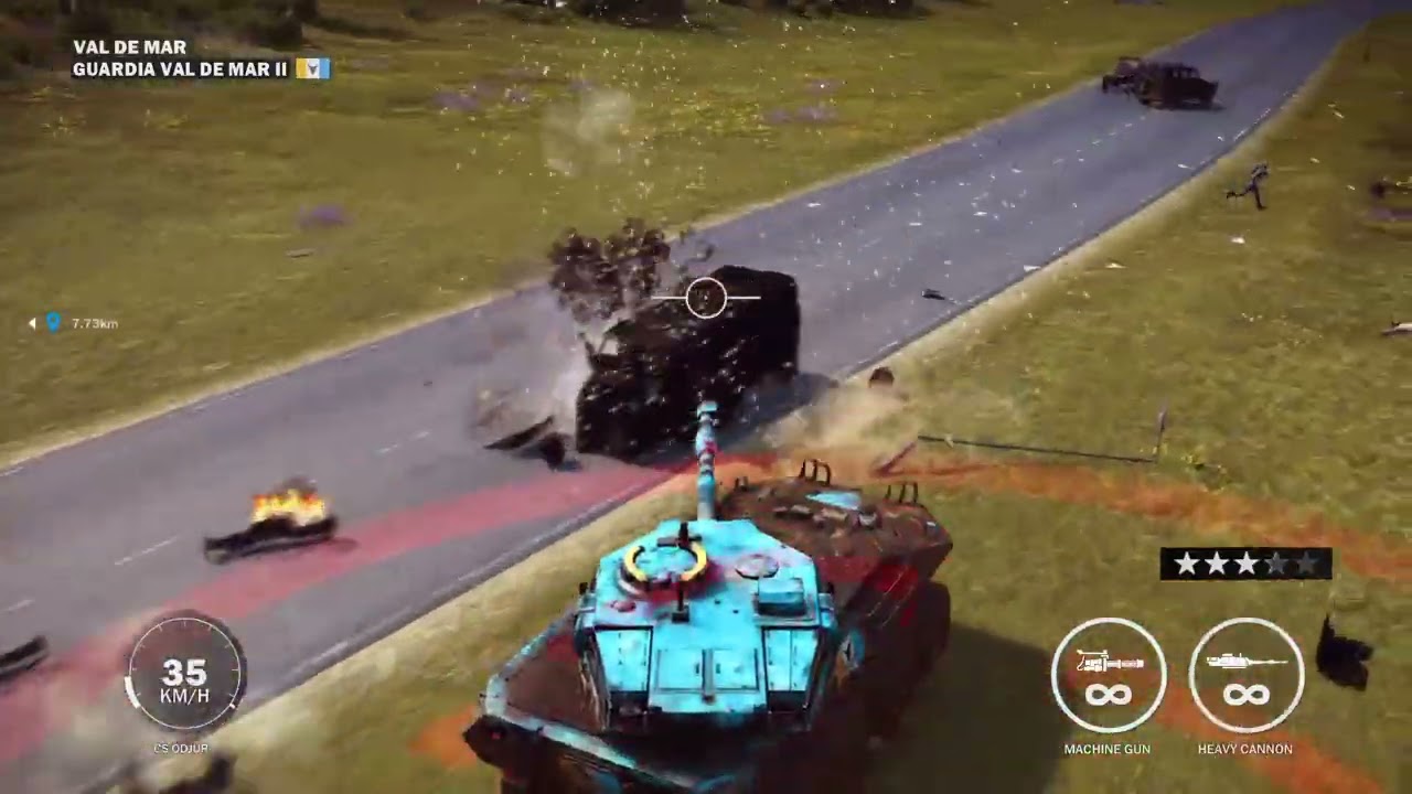Just Cause 3 heat levels